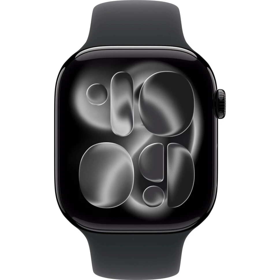 Умные часы Apple Watch Series 11 46mm Jet Black Aluminum Case with Black Sport Band (S/M)