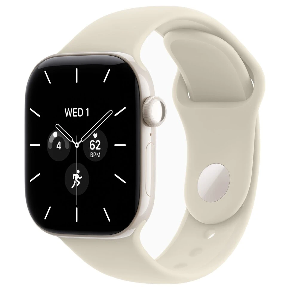 Умные часы Apple Watch Series 12 42mm Pearl White Ceramic Case with Sand Sport Band (M/L)