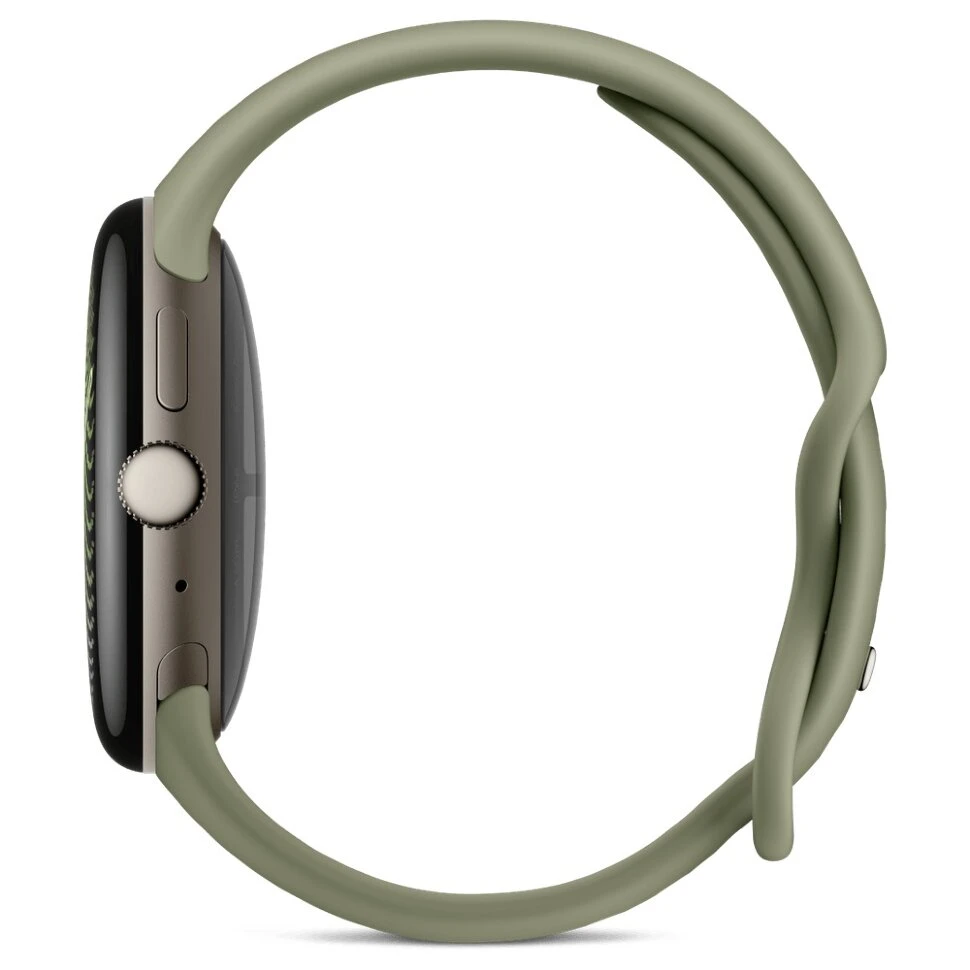 Умные часы Google Pixel Watch 5 45mm Wi-Fi Зеленый (Satin Pyrite/Olive)