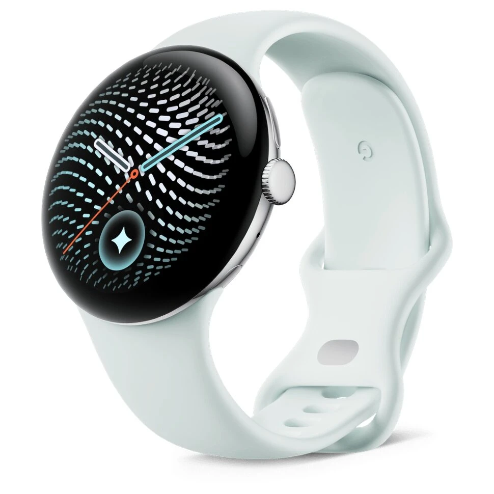 Умные часы Google Pixel Watch 5 45mm Wi-Fi Серый (Polished Silver/Fog)