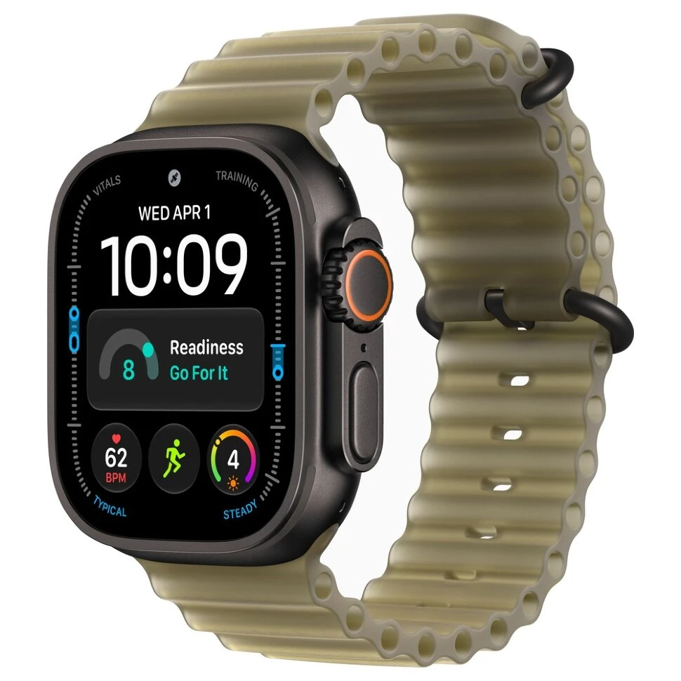Умные часы Apple Watch Ultra 4 49mm Black Titanium Case with Translucent Kelp Ocean Band