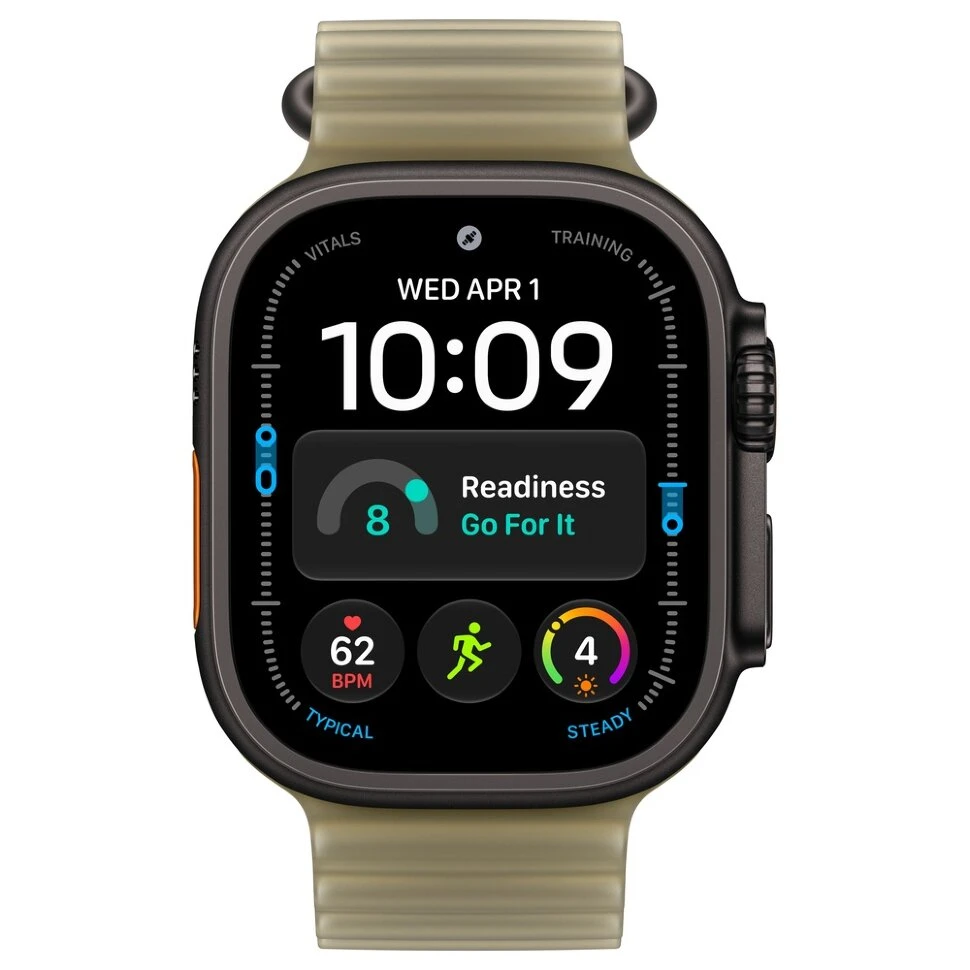 Умные часы Apple Watch Ultra 4 49mm Black Titanium Case with Translucent Kelp Ocean Band