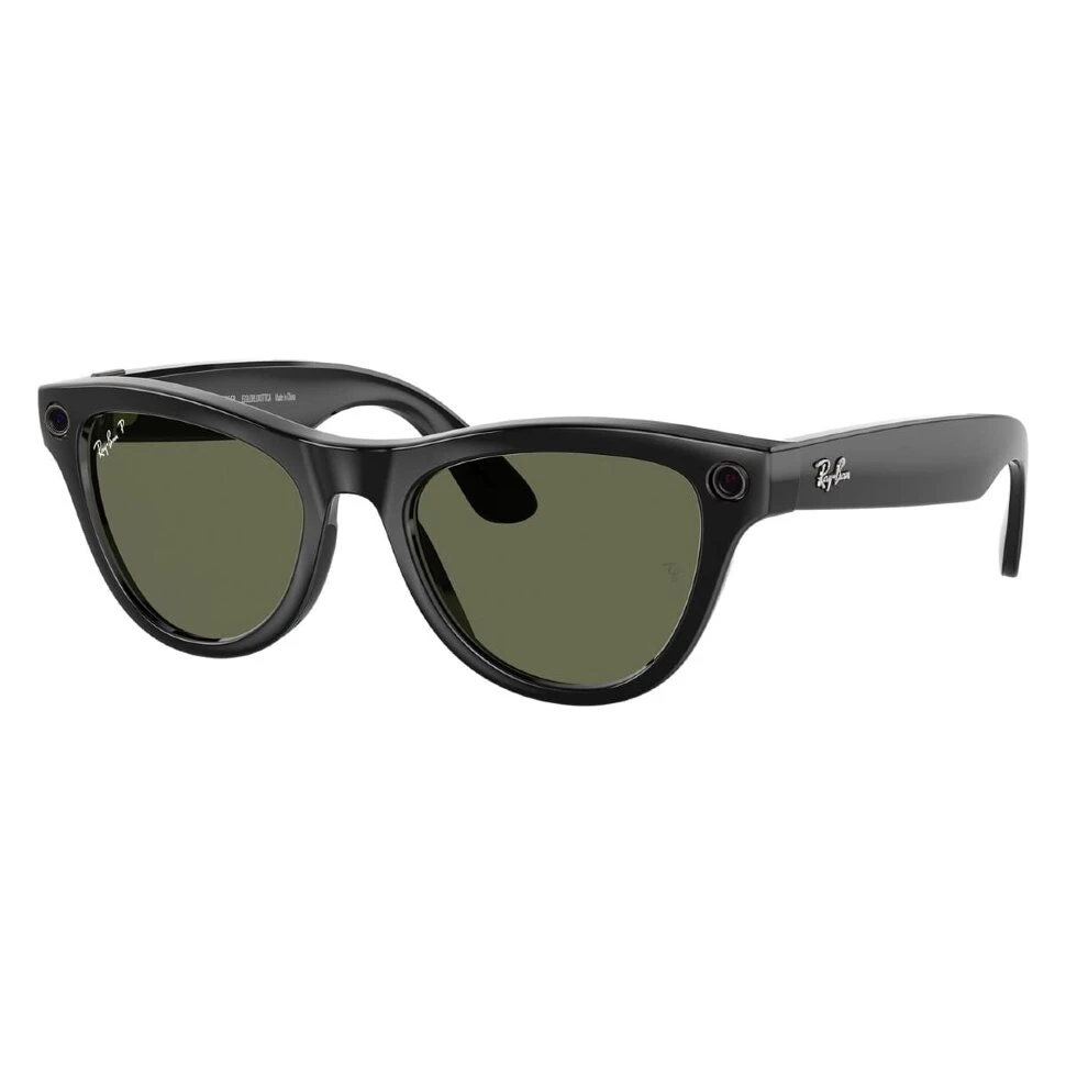 Умные очки Ray-Ban Skyler Black/G-15 Green Polarized (RW4010)