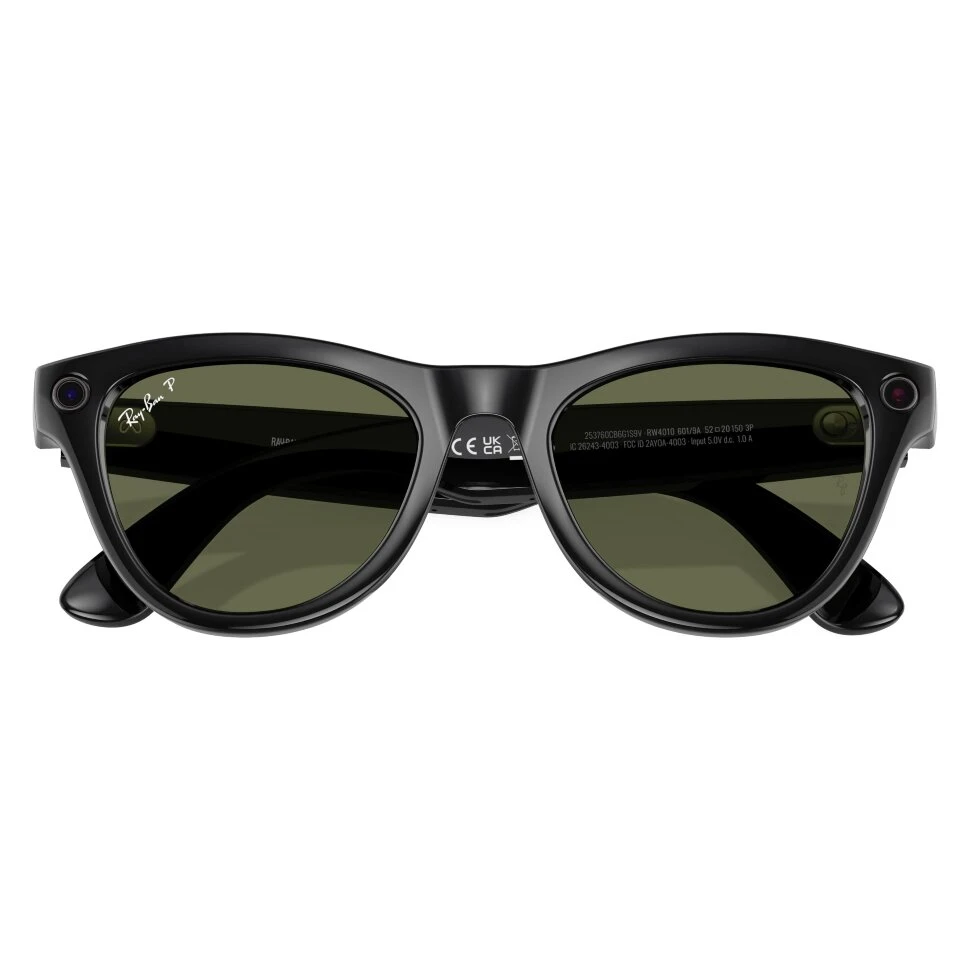 Умные очки Ray-Ban Skyler Black/G-15 Green Polarized (RW4010)