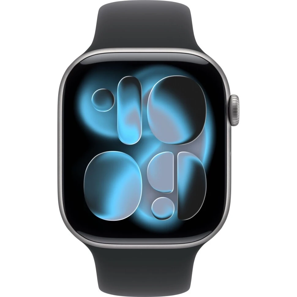 Умные часы Apple Watch Series 11 46mm Space Gray Aluminum Case with Black Sport Band (M/L)