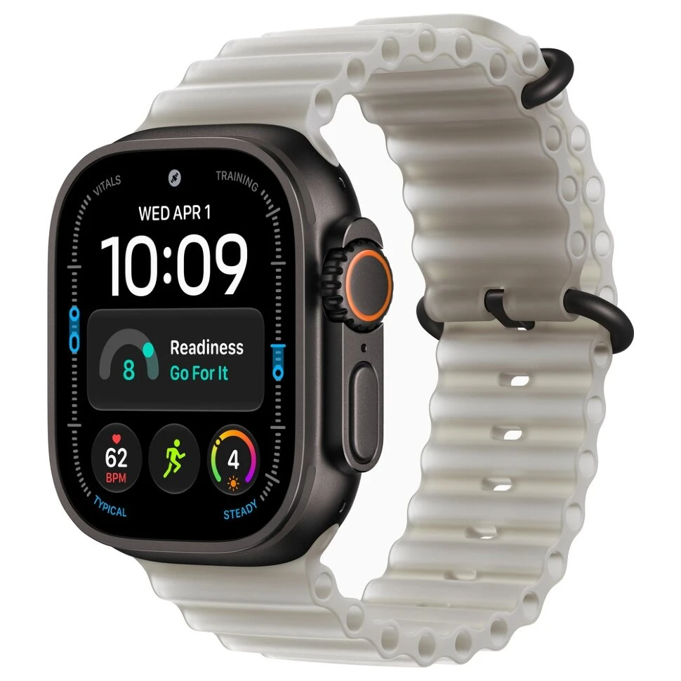 Умные часы Apple Watch Ultra 4 49mm Black Titanium Case with Translucent Gray Ocean Band