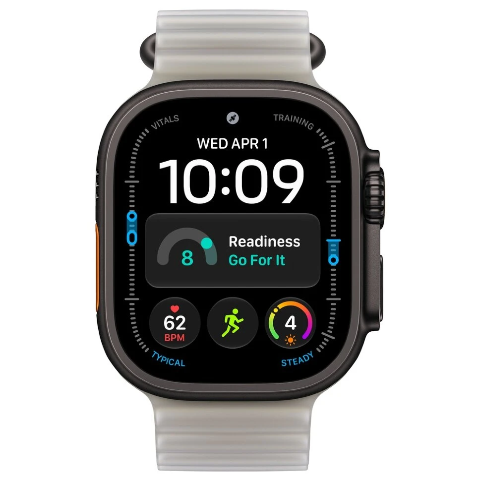 Умные часы Apple Watch Ultra 4 49mm Black Titanium Case with Translucent Gray Ocean Band