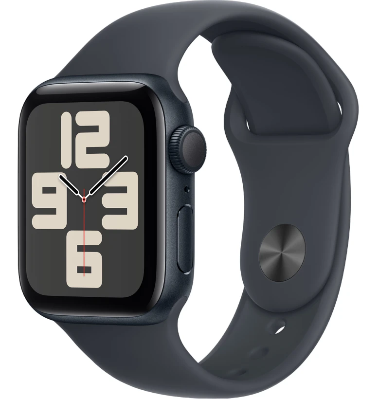 Умные часы Apple Watch SE 2024 40mm Midnight Aluminum Case with Midnight Sport Band (S/M)
