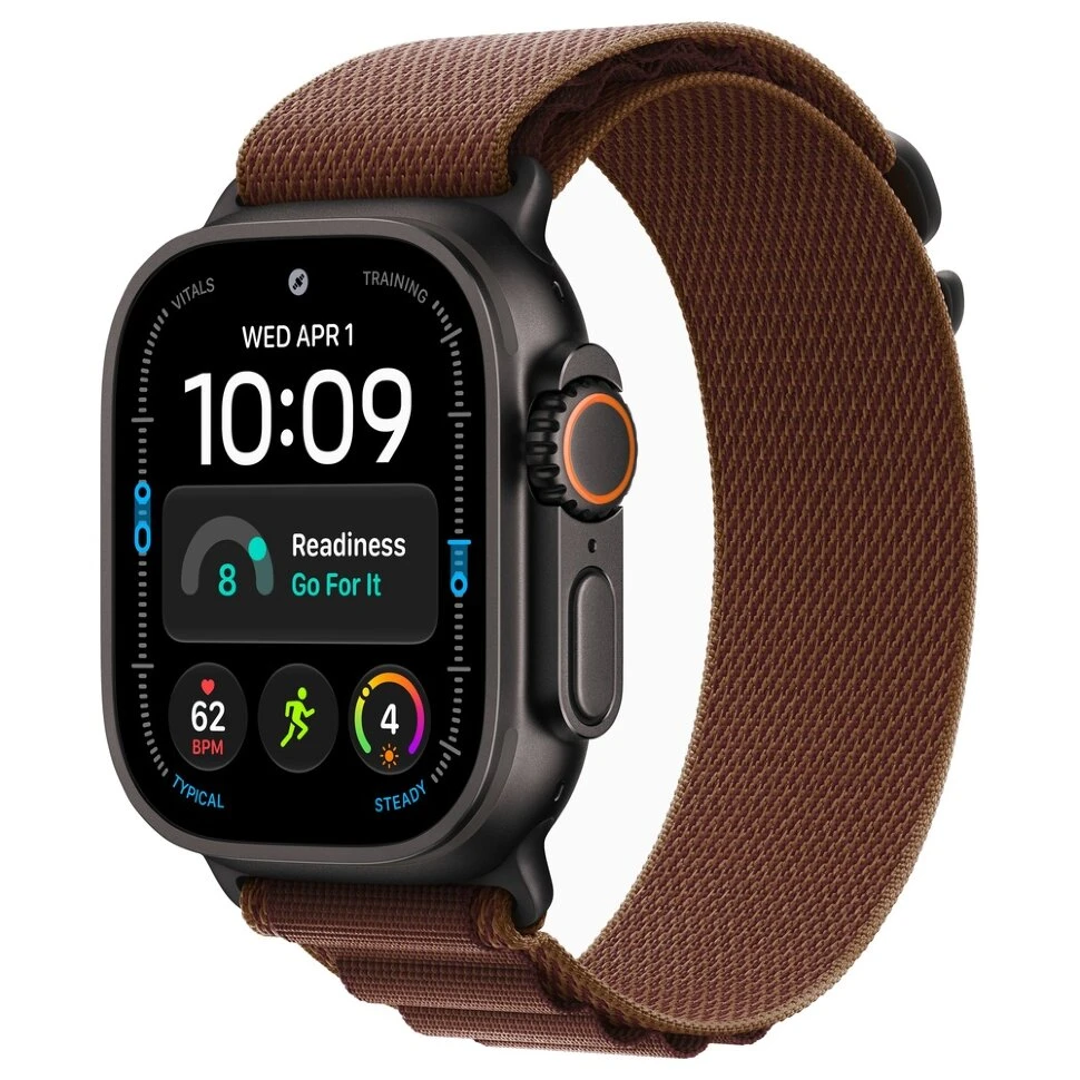 Умные часы Apple Watch Ultra 4 49mm Black Titanium Case with Burgundy Alpine Loop (S)