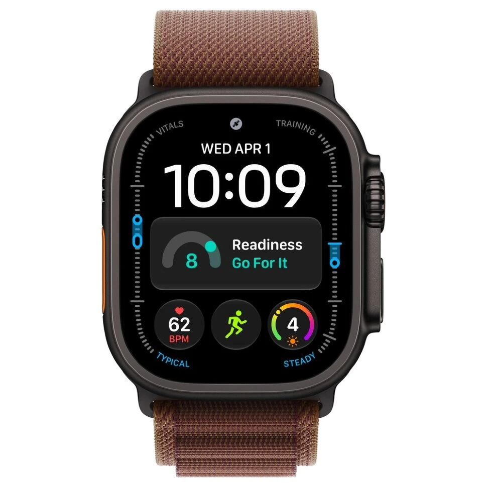 Умные часы Apple Watch Ultra 4 49mm Black Titanium Case with Burgundy Alpine Loop (S)